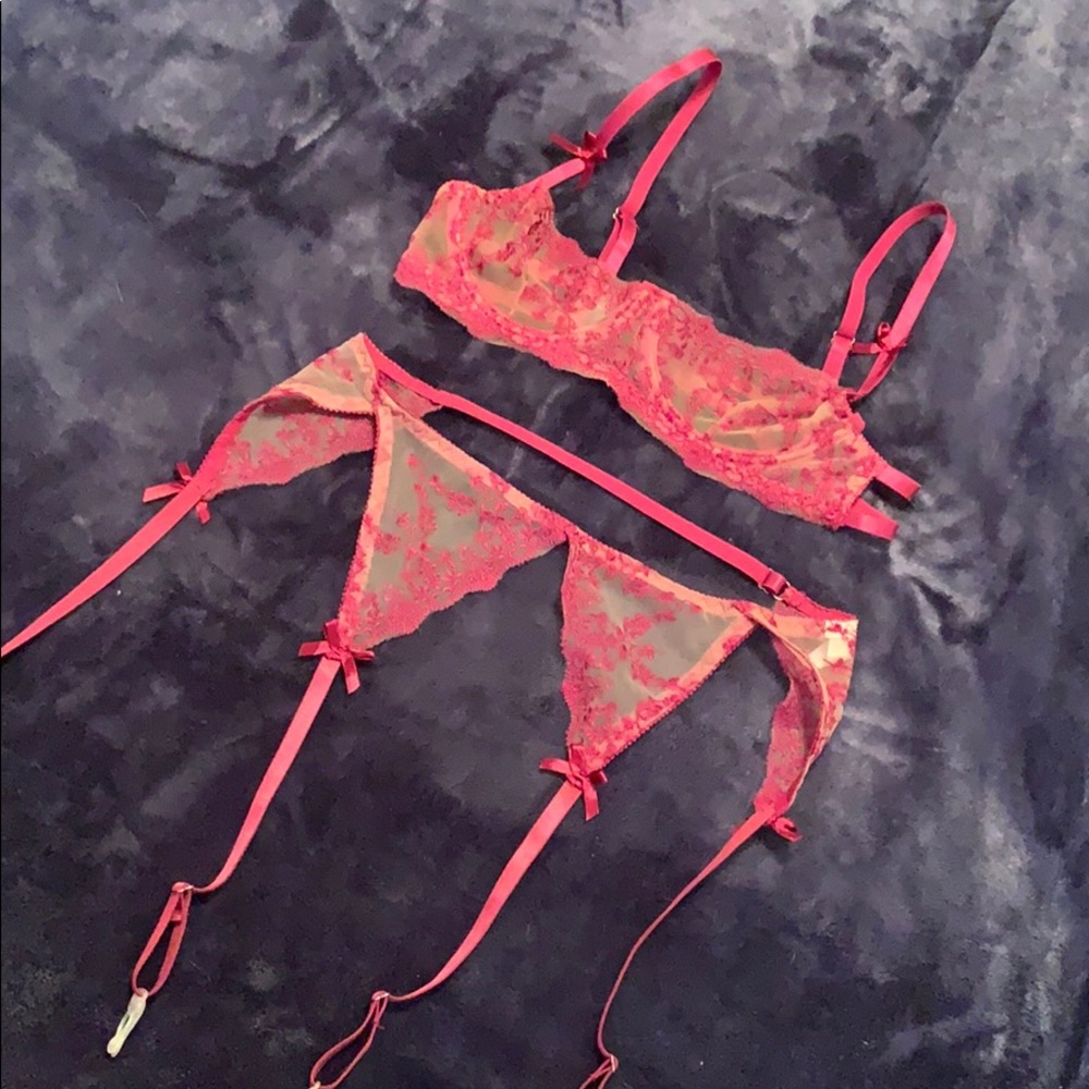 VALENTINES SPECIAL: sexy lingerie bra and garter